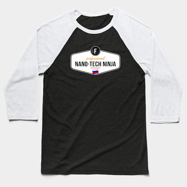 Professional Nano-Tech Ninja [GTA] Baseball T-Shirt by GTA